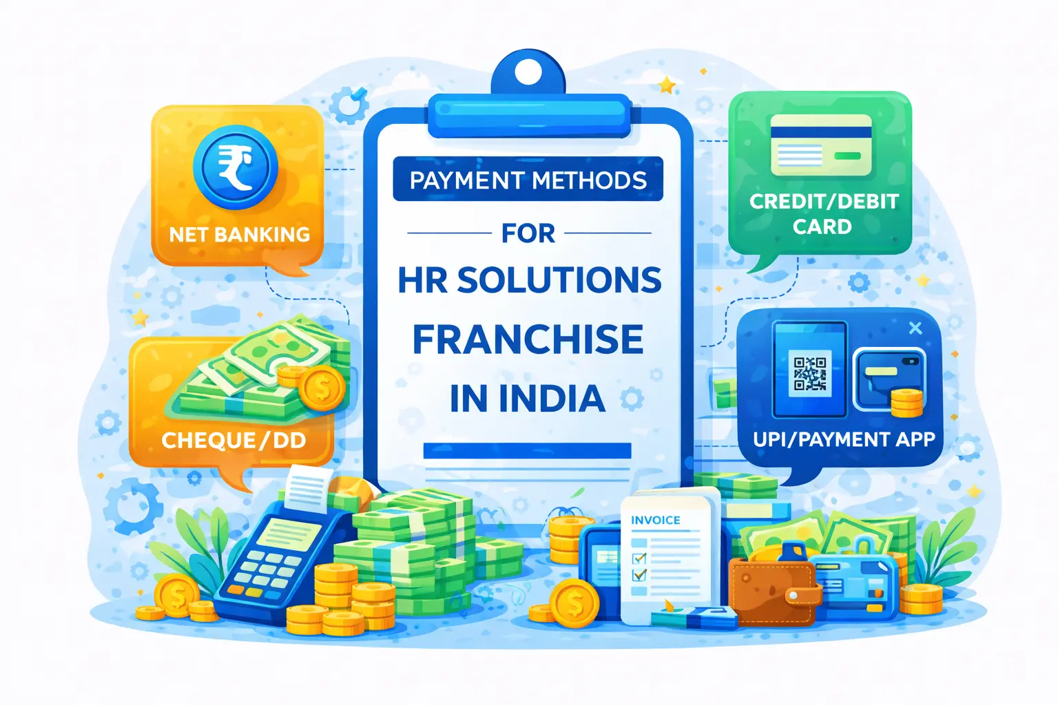 PAYMENT FOR HR SOLUTIONS FRANCHISE IN INDIA