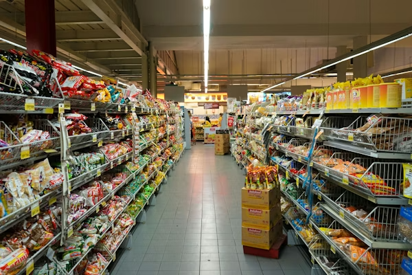 Supermarket aisle